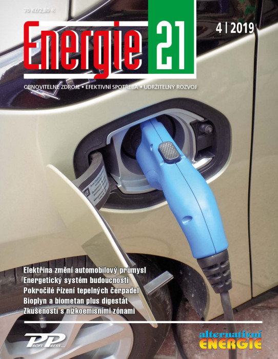 Obálka titulu Energie 21/Alternativní energie - vydání č. 4/2019