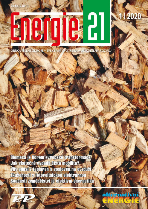 Obálka titulu Energie 21/Alternativní energie - vydání č. 1/2020