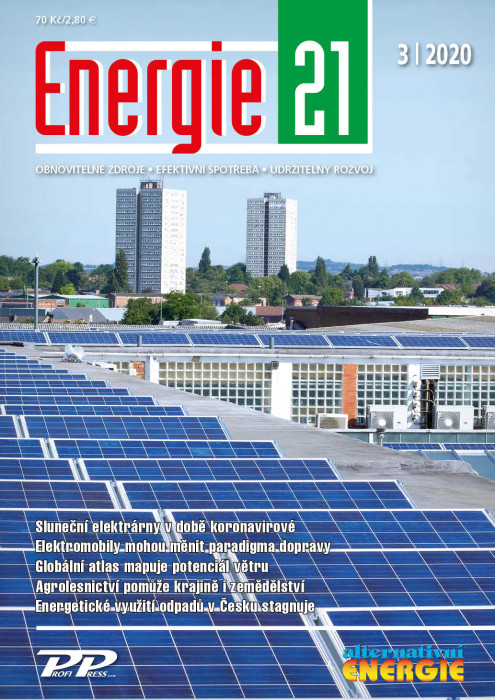 Obálka titulu Energie 21/Alternativní energie - vydání č. 3/2020