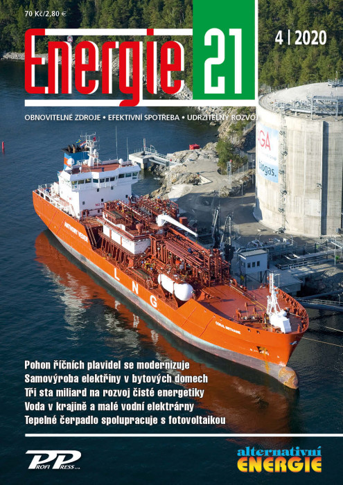 Obálka titulu Energie 21/Alternativní energie - vydání č. 4/2020