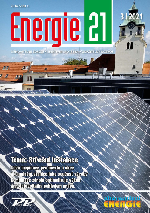 Obálka titulu Energie 21/Alternativní energie - vydání č. 3/2021