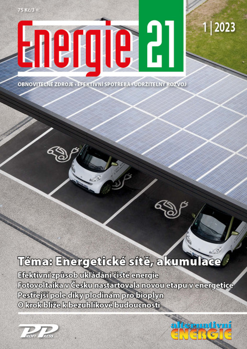 Obálka titulu Energie 21/Alternativní energie - vydání č. 1/2023