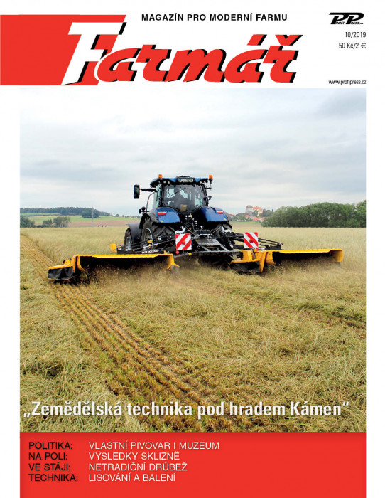 Obálka titulu Farmář - vydání č. 10/2019