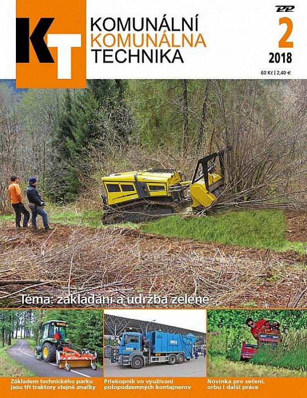 Obálka titulu Komunální technika - vydání č. 2/2018