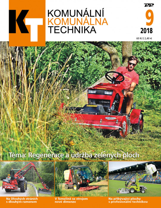Obálka titulu Komunální technika - vydání č. 9/2018