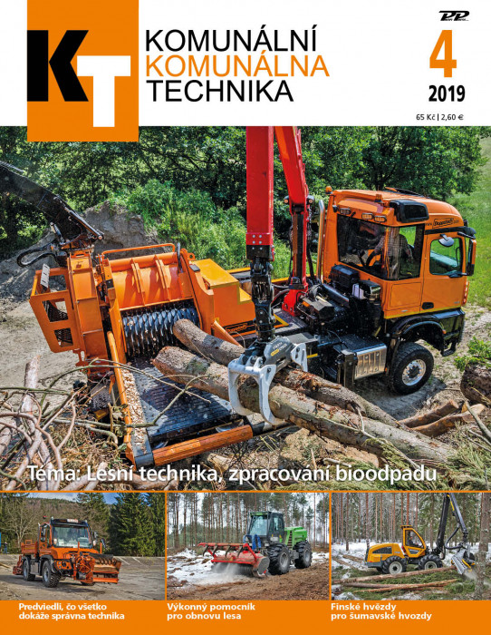 Obálka titulu Komunální technika - vydání č. 4/2019