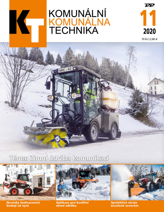 Obálka titulu Komunální technika - vydání č. 11/2020