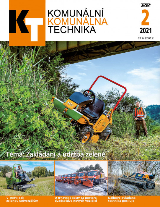 Obálka titulu Komunální technika - vydání č. 2/2021