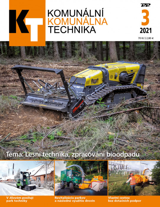 Obálka titulu Komunální technika - vydání č. 3/2021