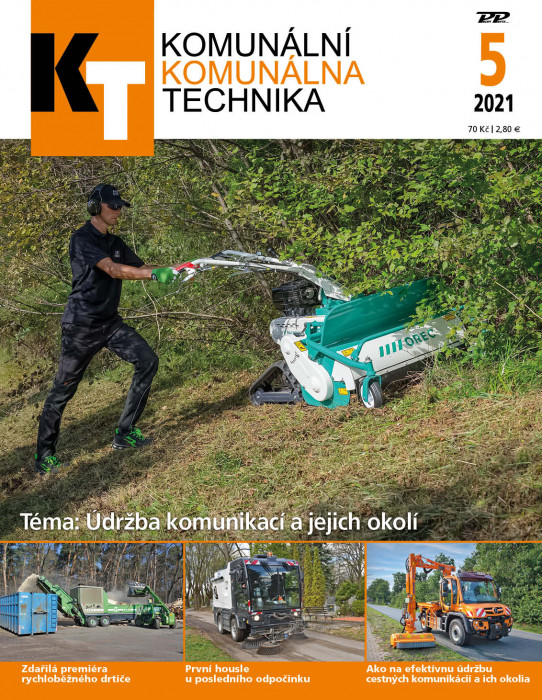 Obálka titulu Komunální technika - vydání č. 5/2021