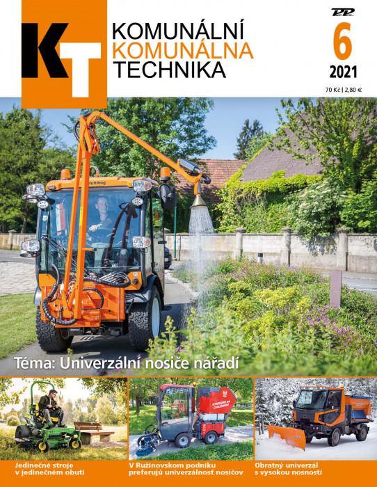 Obálka titulu Komunální technika - vydání č. 6/2021