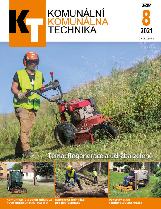Obálka titulu Komunální technika - vydání č. 8/2021