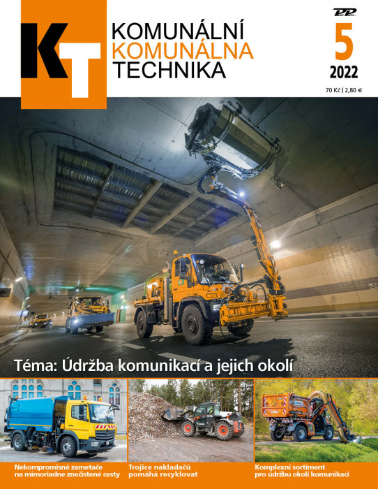 Obálka titulu Komunální technika - vydání č. 5/2022