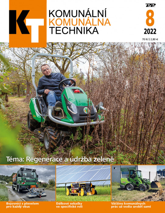 Obálka titulu Komunální technika - vydání č. 8/2022