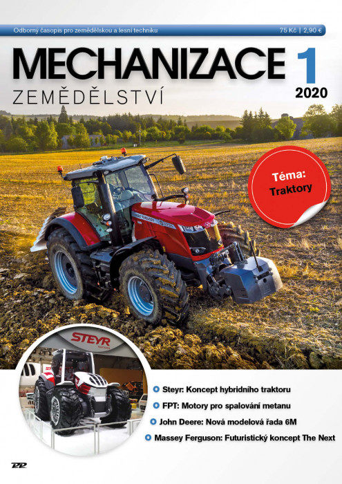 Obálka titulu Mechanizace zemědělství - vydání č. 1/2020