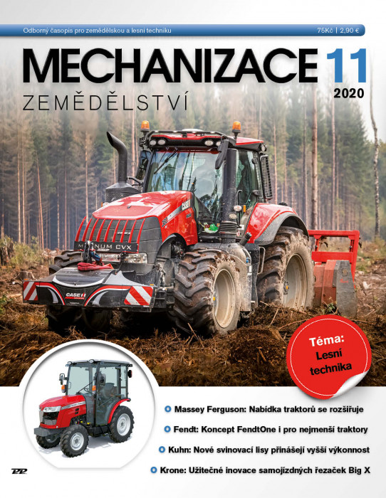 Obálka titulu Mechanizace zemědělství - vydání č. 11/2020