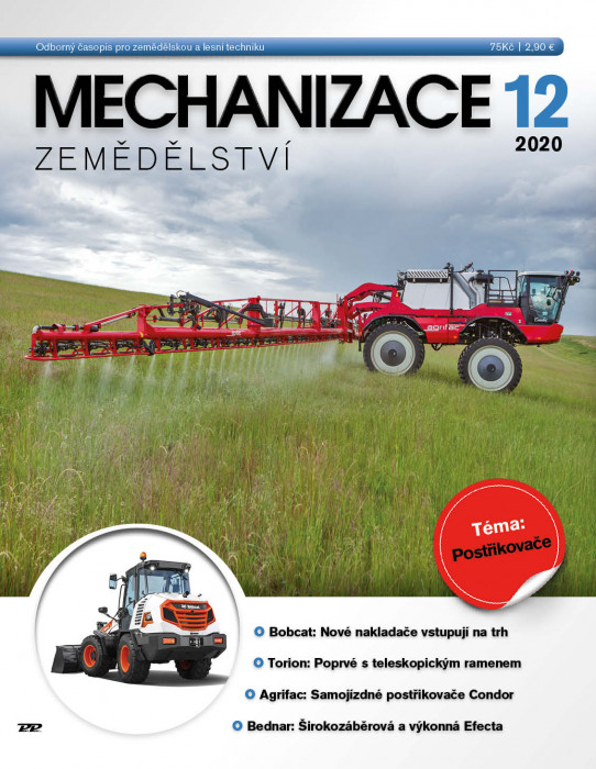 Obálka titulu Mechanizace zemědělství - vydání č. 12/2020