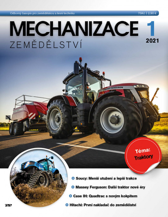 Obálka titulu Mechanizace zemědělství - vydání č. 1/2021