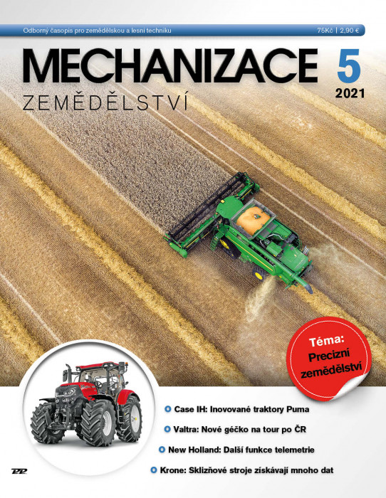 Obálka titulu Mechanizace zemědělství - vydání č. 5/2021