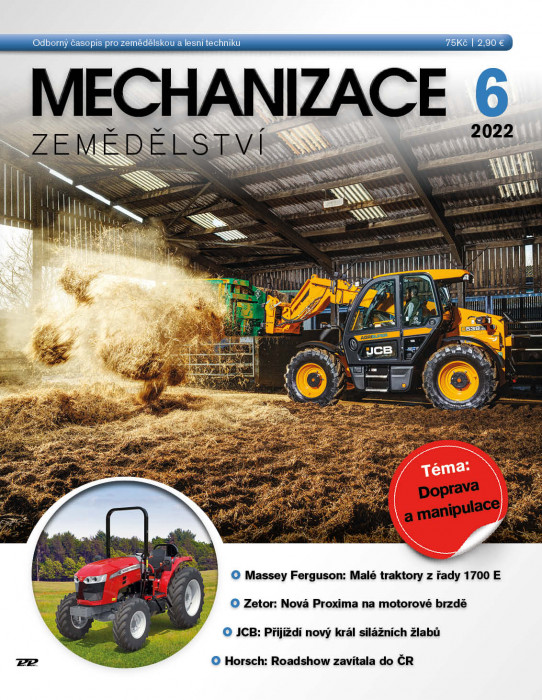 Obálka titulu Mechanizace zemědělství - vydání č. 6/2022
