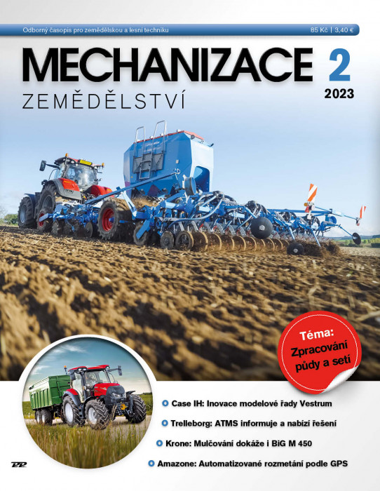 Obálka titulu Mechanizace zemědělství - vydání č. 2/2023