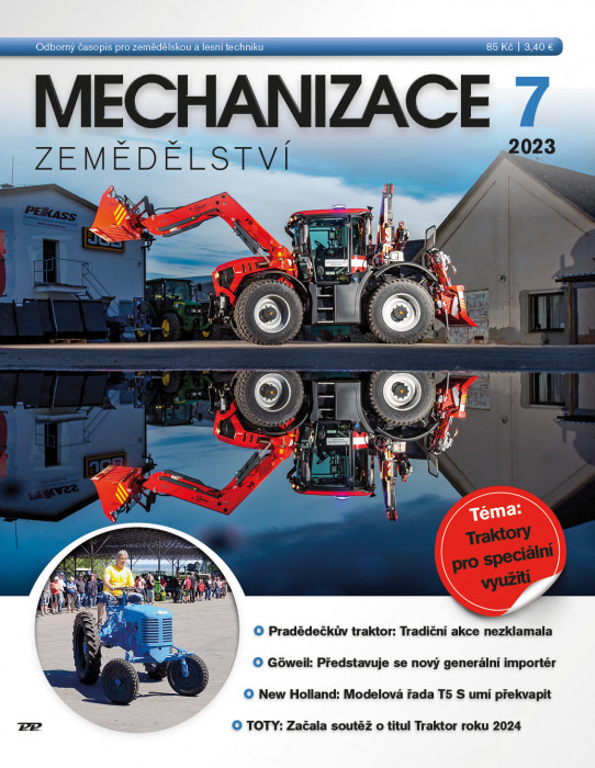 Obálka titulu Mechanizace zemědělství - vydání č. 7/2023