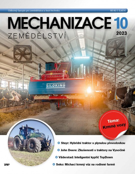 Obálka titulu Mechanizace zemědělství - vydání č. 10/2023