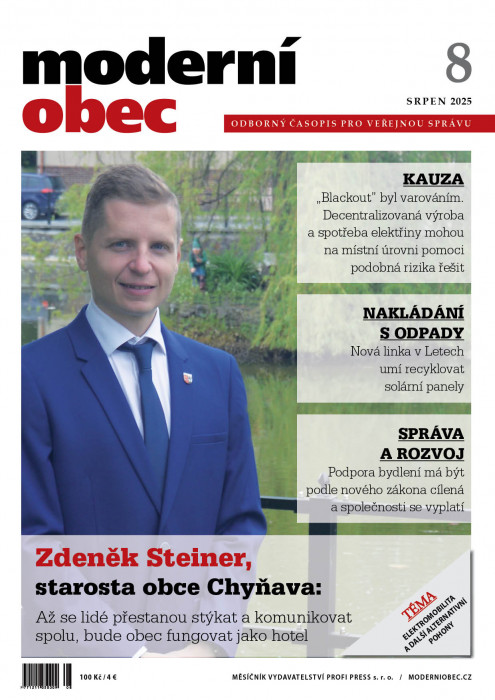 Obálka časopisu Moderní obec