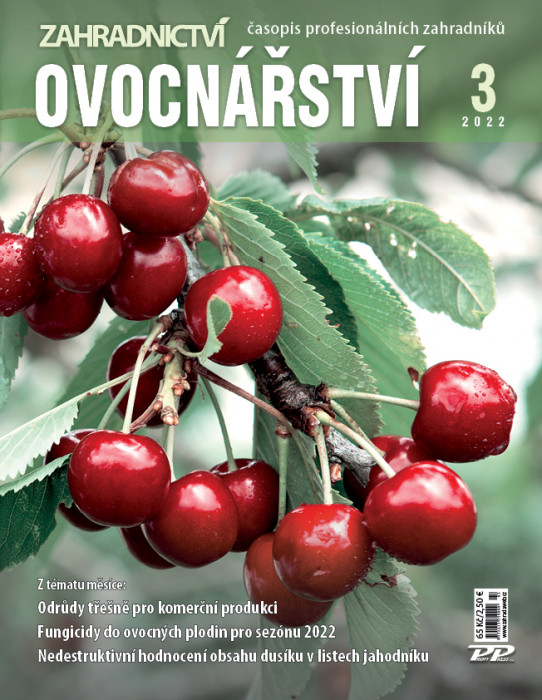 Obálka titulu Zahradnictví Ovocnářství - vydání č. 1/2022