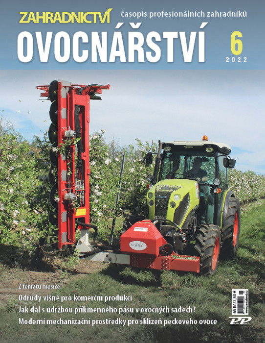 Obálka titulu Zahradnictví Ovocnářství - vydání č. 2/2022
