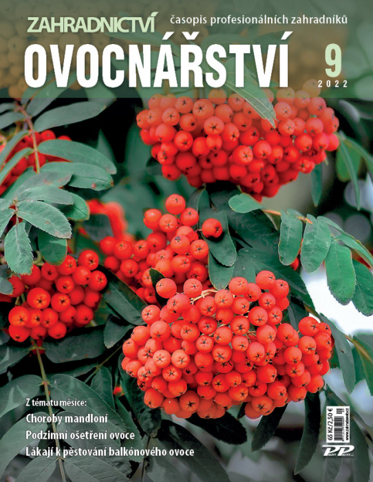Obálka titulu Zahradnictví Ovocnářství - vydání č. 3/2022