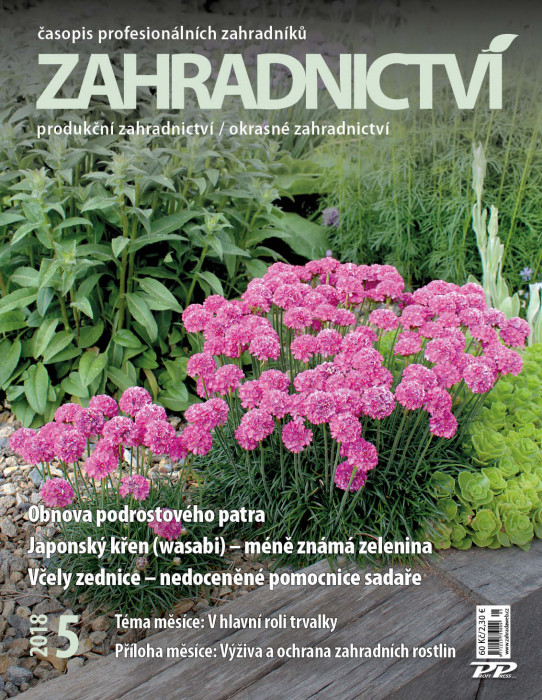 Obálka titulu Zahradnictví - vydání č. 5/2018