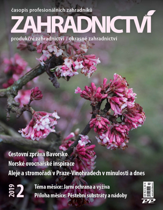 Obálka titulu Zahradnictví - vydání č. 2/2019
