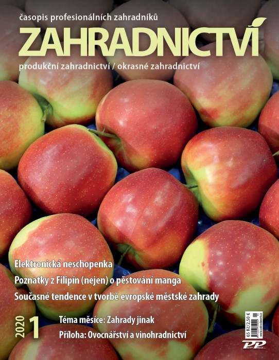 Obálka titulu Zahradnictví - vydání č. 1/2020
