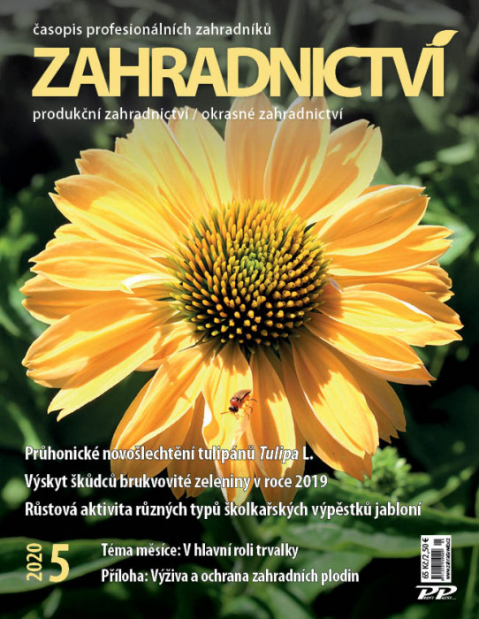 Obálka titulu Zahradnictví - vydání č. 5/2020