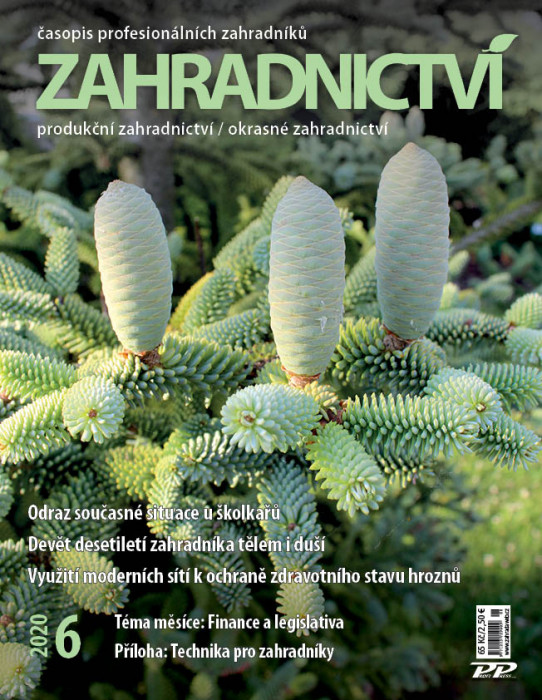 Obálka titulu Zahradnictví - vydání č. 6/2020