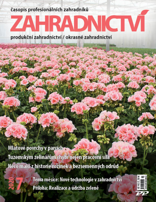 Obálka titulu Zahradnictví - vydání č. 7/2020