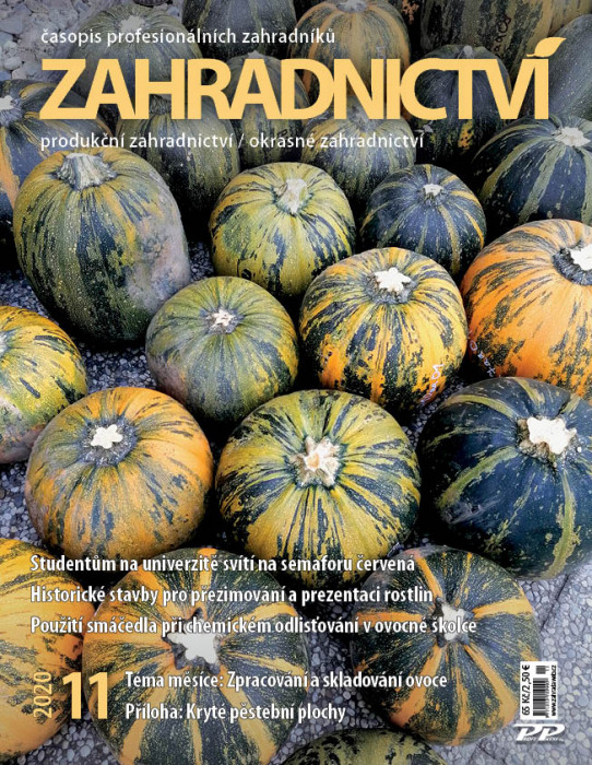Obálka titulu Zahradnictví - vydání č. 11/2020