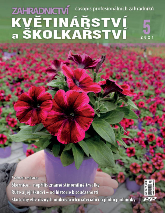Obálka titulu Zahradnictví - vydání č. 5/2021