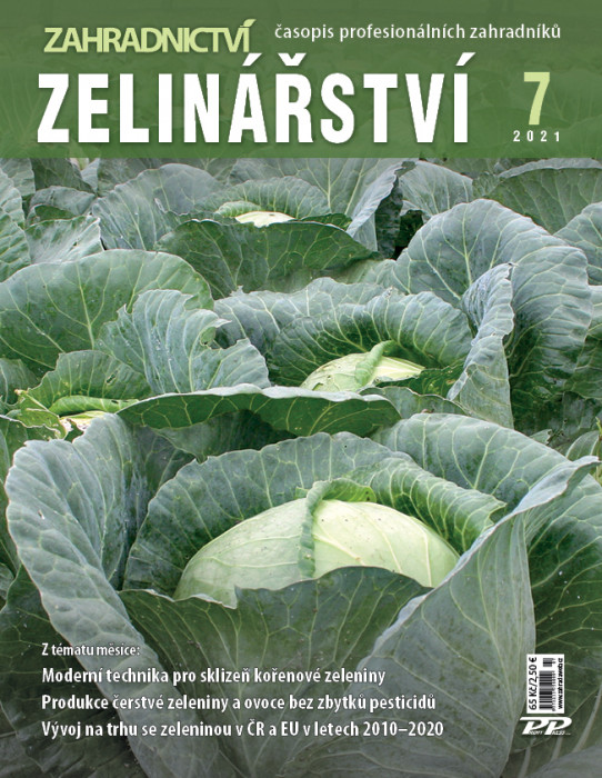 Obálka titulu Zahradnictví - vydání č. 7/2021