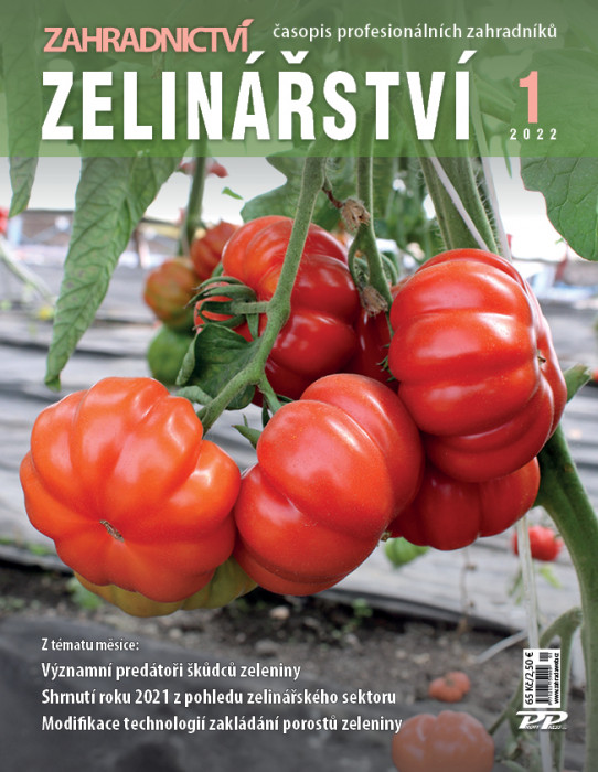 Obálka titulu Zahradnictví - vydání č. 1/2022