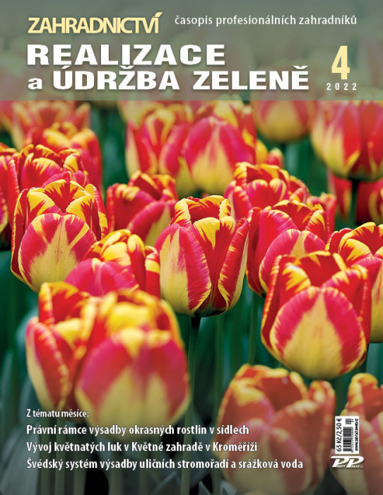Obálka titulu Zahradnictví - vydání č. 4/2022
