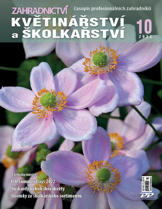 Obálka titulu Zahradnictví - vydání č. 10/2022