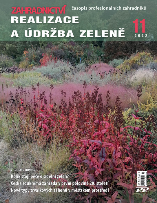 Obálka titulu Zahradnictví - vydání č. 11/2022