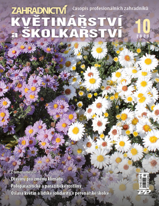 Obálka titulu Zahradnictví - vydání č. 10/2023