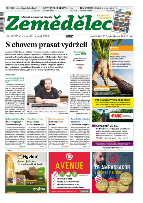 Obálka titulu Zemědělec